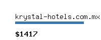 krystal-hotels.com.mx Website value calculator