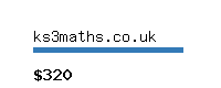 ks3maths.co.uk Website value calculator