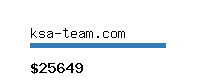 ksa-team.com Website value calculator