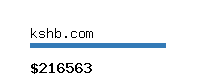 kshb.com Website value calculator