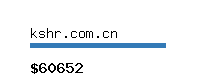 kshr.com.cn Website value calculator