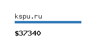 kspu.ru Website value calculator