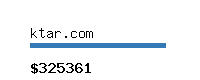 ktar.com Website value calculator