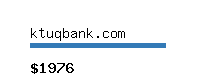 ktuqbank.com Website value calculator