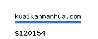 kuaikanmanhua.com Website value calculator