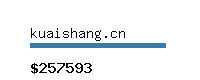 kuaishang.cn Website value calculator