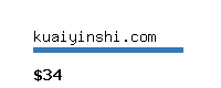 kuaiyinshi.com Website value calculator