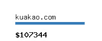 kuakao.com Website value calculator