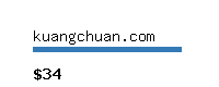 kuangchuan.com Website value calculator