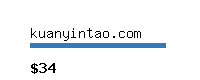 kuanyintao.com Website value calculator