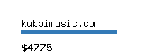kubbimusic.com Website value calculator
