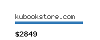 kubookstore.com Website value calculator