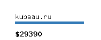 kubsau.ru Website value calculator