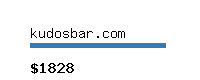 kudosbar.com Website value calculator