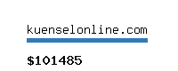 kuenselonline.com Website value calculator
