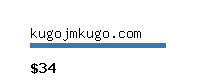 kugojmkugo.com Website value calculator