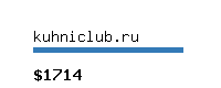 kuhniclub.ru Website value calculator
