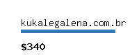 kukalegalena.com.br Website value calculator