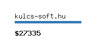kulcs-soft.hu Website value calculator