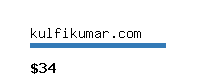 kulfikumar.com Website value calculator