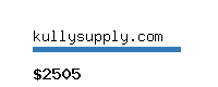 kullysupply.com Website value calculator