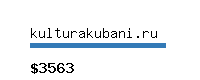 kulturakubani.ru Website value calculator