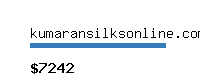 kumaransilksonline.com Website value calculator