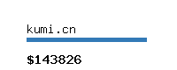 kumi.cn Website value calculator
