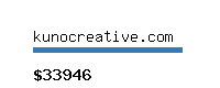 kunocreative.com Website value calculator