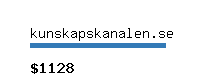 kunskapskanalen.se Website value calculator