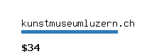 kunstmuseumluzern.ch Website value calculator