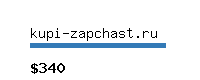 kupi-zapchast.ru Website value calculator