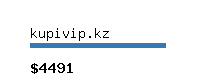 kupivip.kz Website value calculator