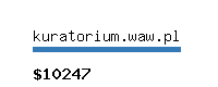 kuratorium.waw.pl Website value calculator