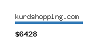 kurdshopping.com Website value calculator