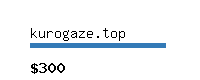 kurogaze.top Website value calculator