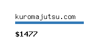 kuromajutsu.com Website value calculator