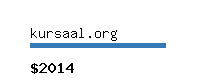 kursaal.org Website value calculator