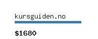 kursguiden.no Website value calculator