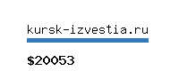 kursk-izvestia.ru Website value calculator