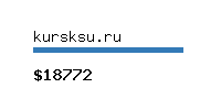 kursksu.ru Website value calculator