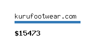 kurufootwear.com Website value calculator