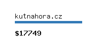 kutnahora.cz Website value calculator