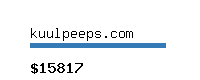 kuulpeeps.com Website value calculator