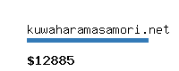 kuwaharamasamori.net Website value calculator