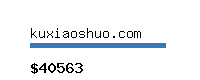 kuxiaoshuo.com Website value calculator