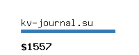 kv-journal.su Website value calculator