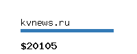 kvnews.ru Website value calculator
