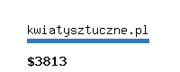 kwiatysztuczne.pl Website value calculator