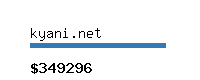 kyani.net Website value calculator